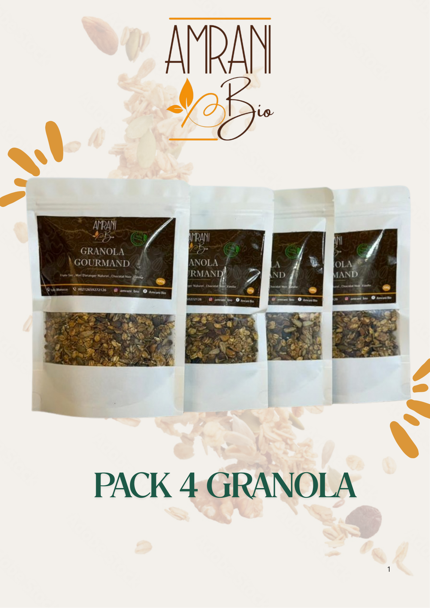 PACK 4 GRANOLA